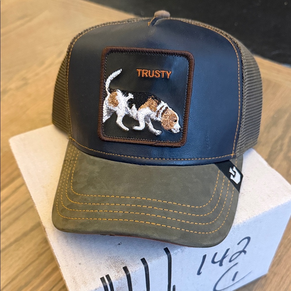 Like New- Goorin Trusty Dog Trucker Hat